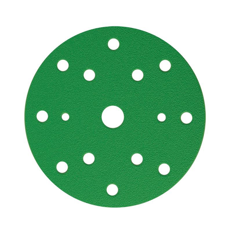 Круг шлифов. зеленый на липучке 125мм 8 отв. зерно 360 (100шт/уп) Sunmight 53215 на сайте RemAutoSnab
