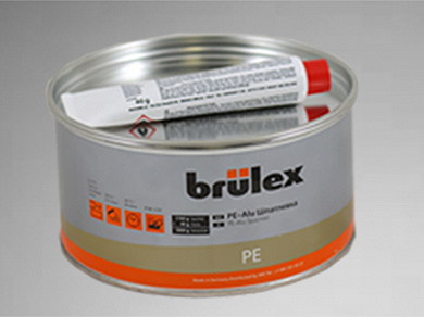 Шпатлевка PE с алюминием + отвердитель 1,8 кг Brulex 988520126 на сайте RemAutoSnab

